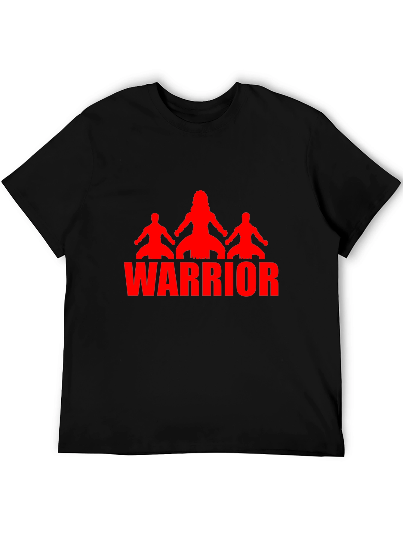 Warrior Graphic Black T-Shirt - Mens