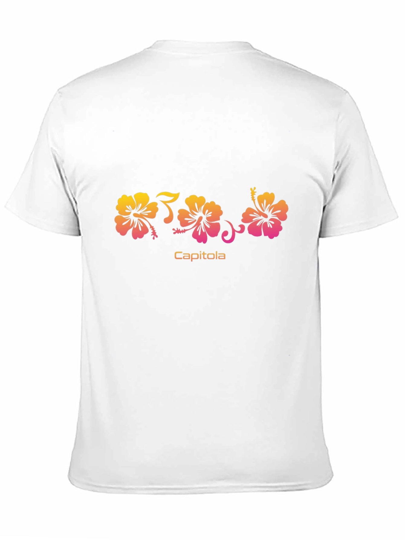 Capitola Hibiscus Flower Graphic T-Shirt