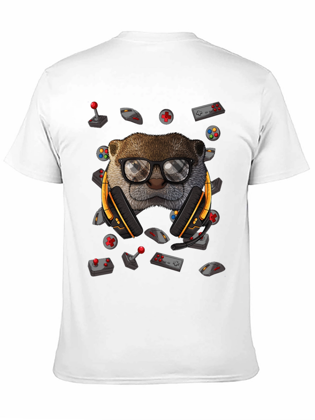 Gamer Otter Graphic Tee - Playful Style