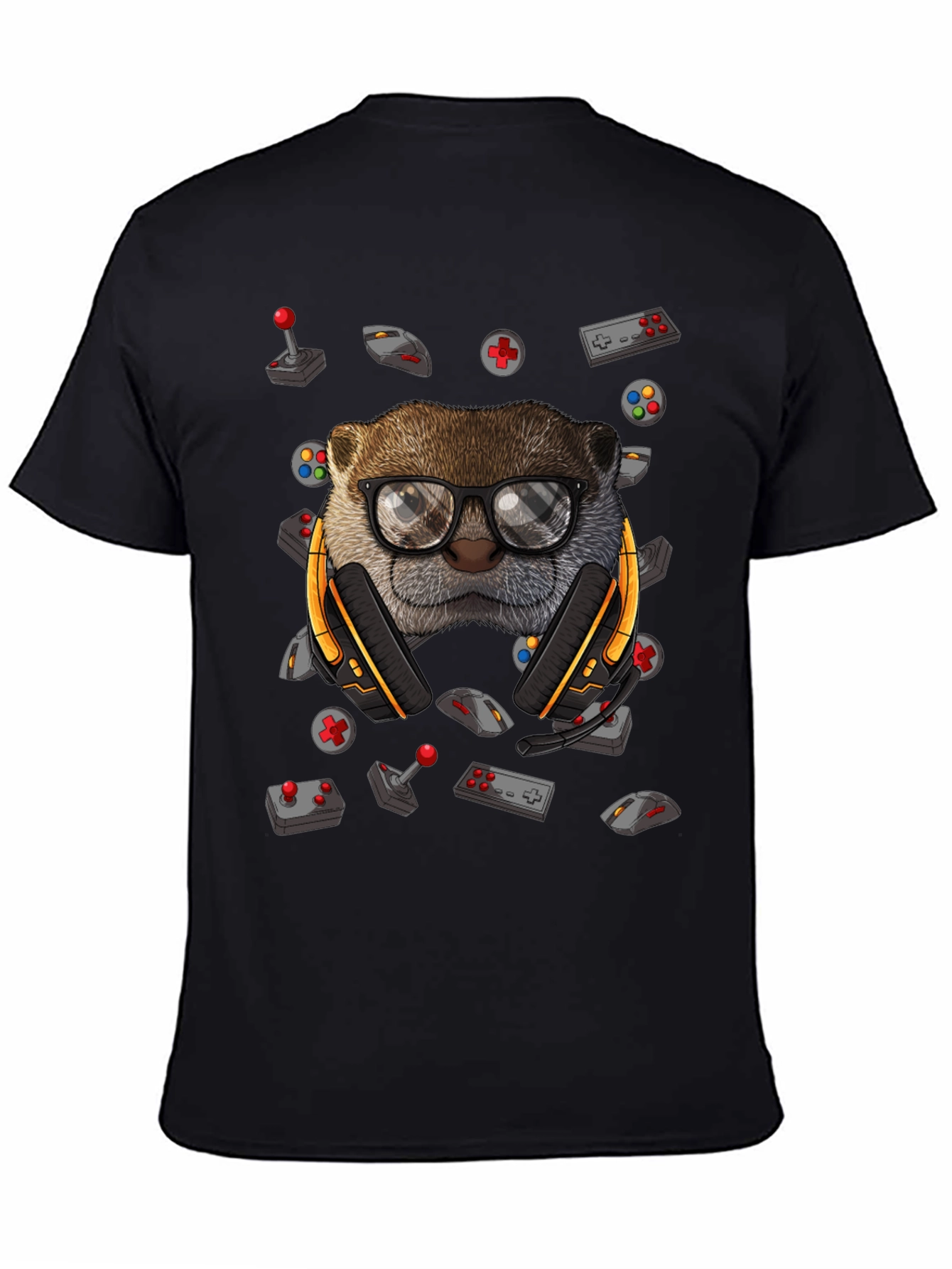 Gamer Otter Graphic Tee - Playful Style
