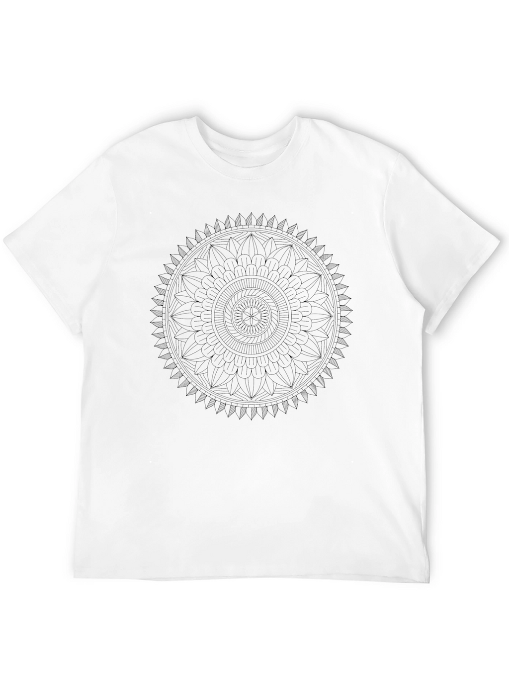 Black Mandala Graphic T-Shirt