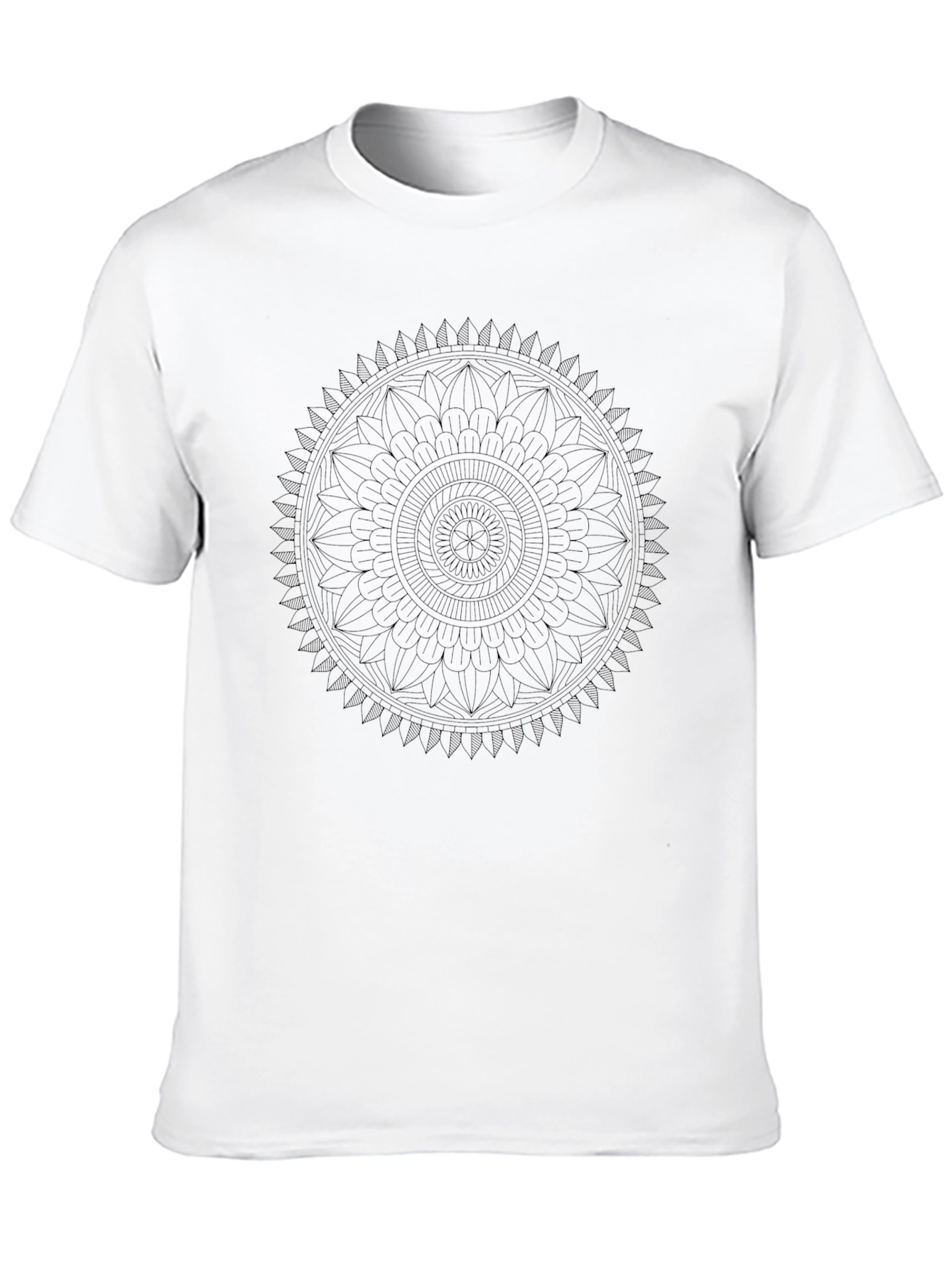 Black Mandala Graphic T-Shirt
