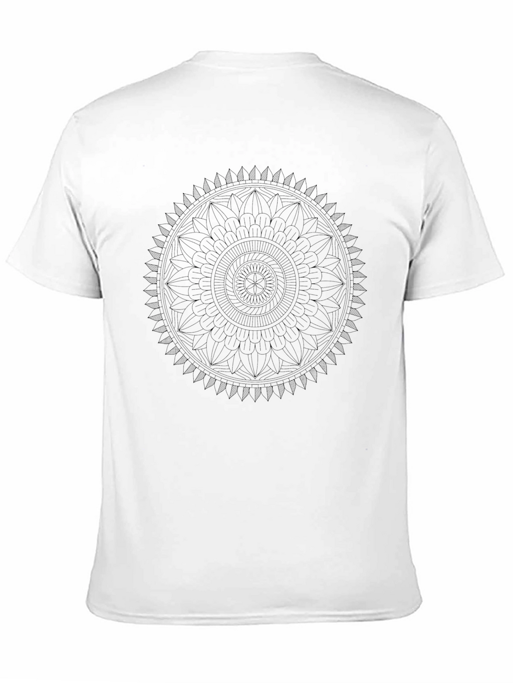 Black Mandala Graphic T-Shirt