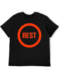 REST Graphic Tee - Casual Comfort