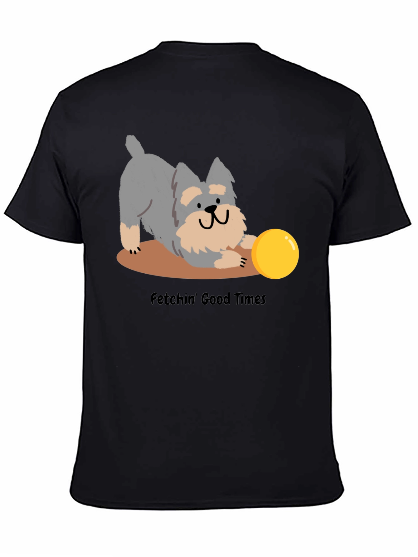 Fetchin Good Times Dog Graphic T-Shirt