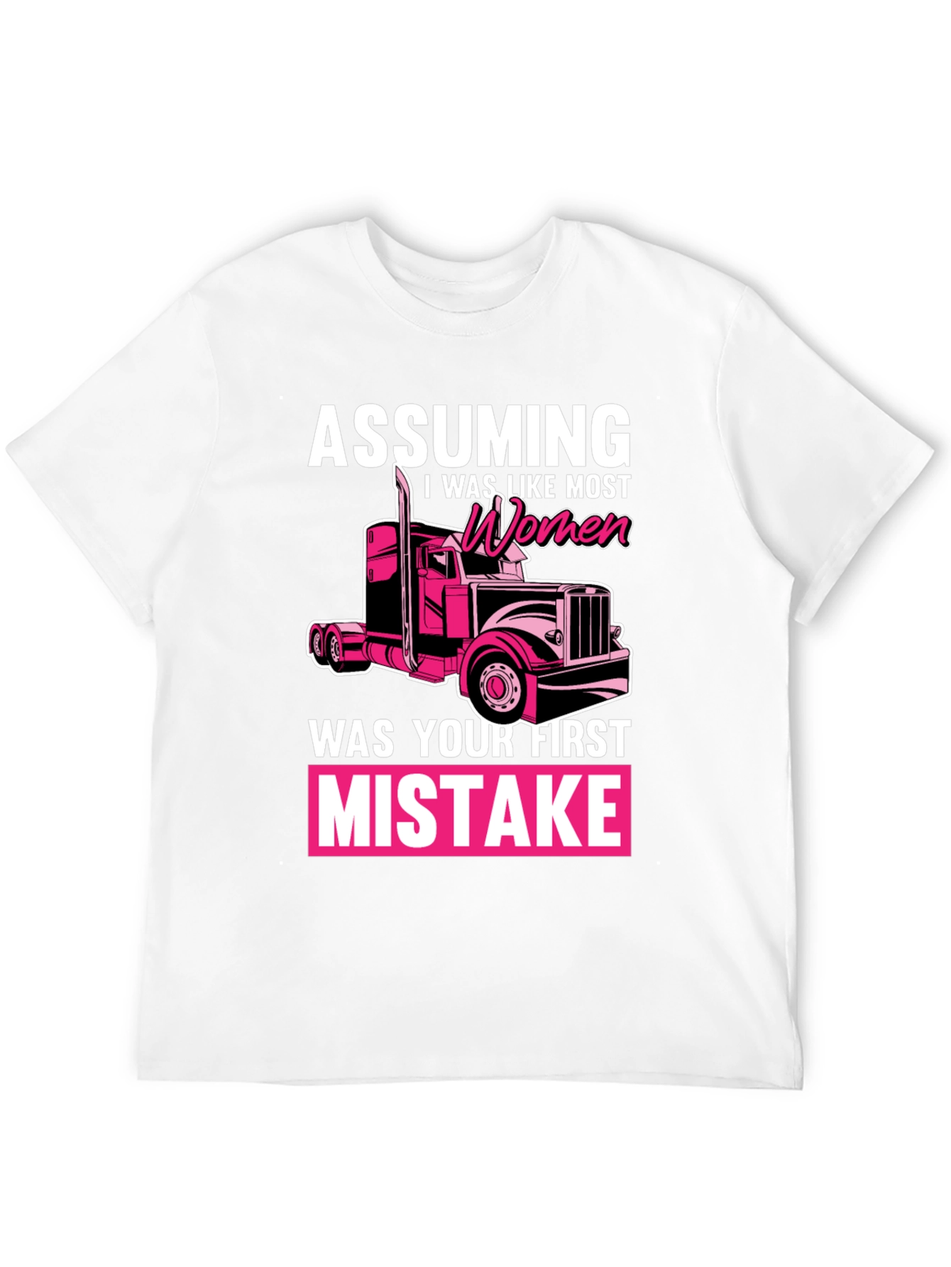 Trucker Woman Funny T-Shirt