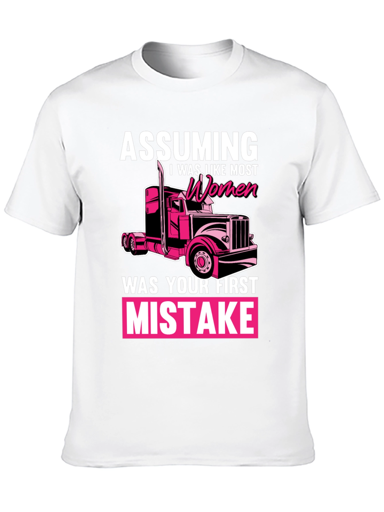 Trucker Woman Funny T-Shirt
