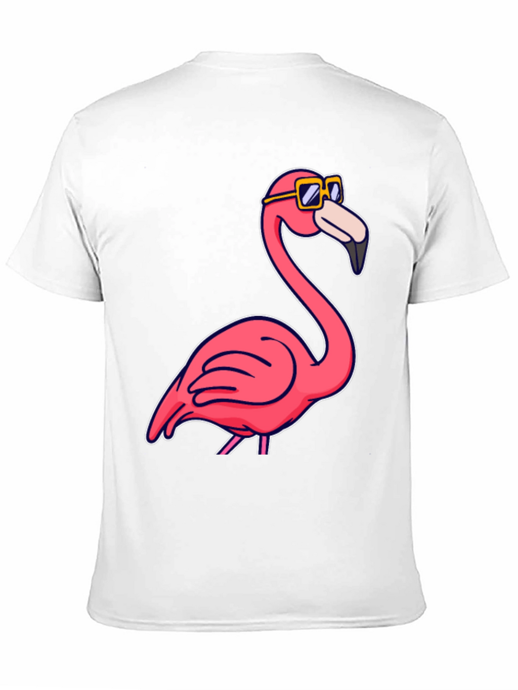 Cool Flamingo T-Shirt - Black Cotton Tee