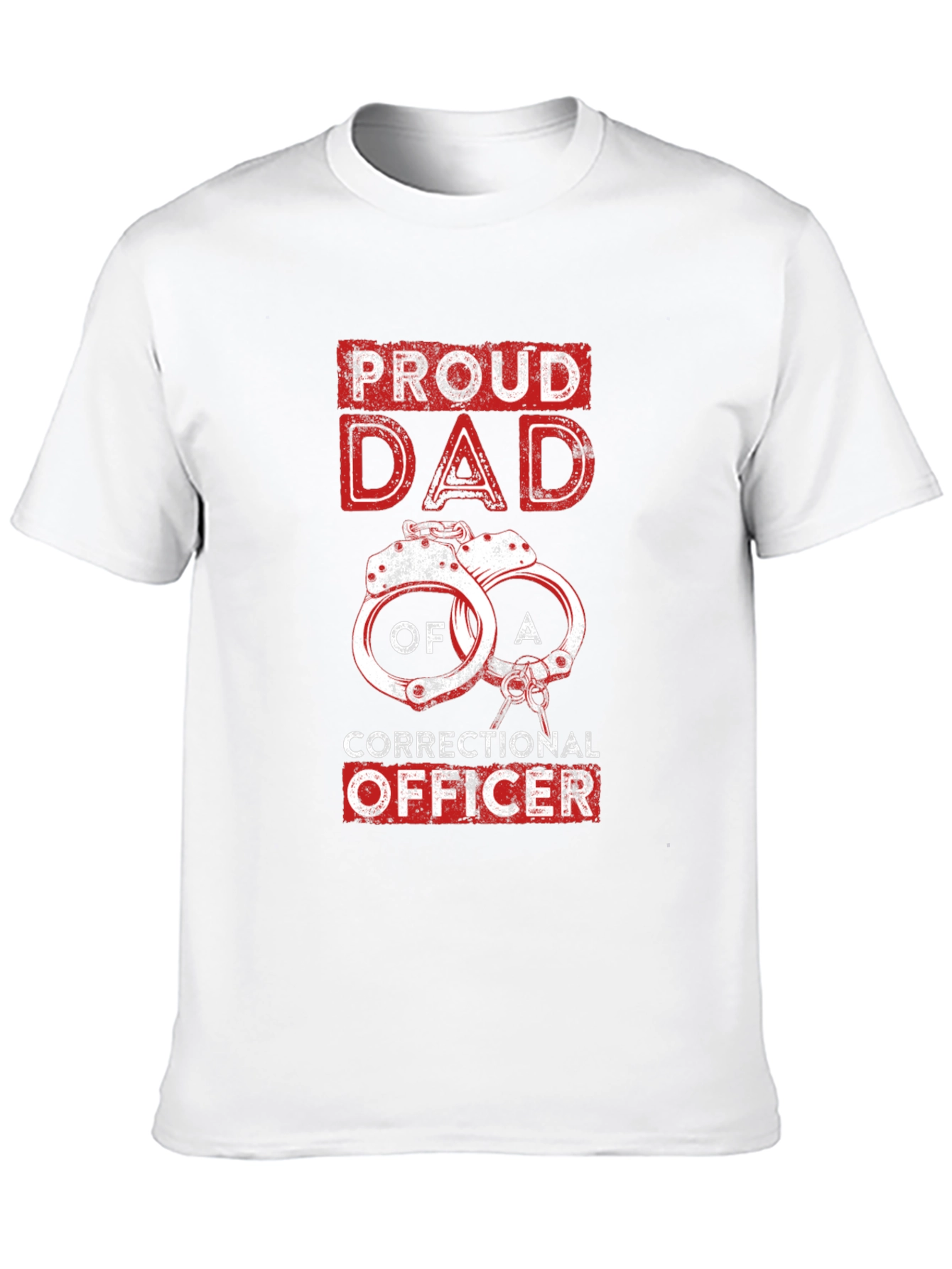 Proud Dad Correctional Officer T-Shirt