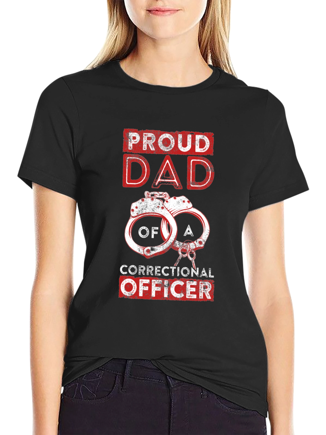 Proud Dad Correctional Officer T-Shirt