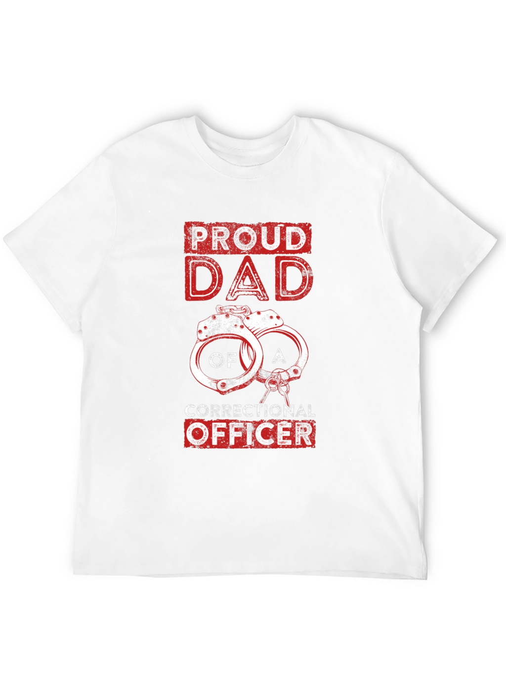 Proud Dad Correctional Officer T-Shirt