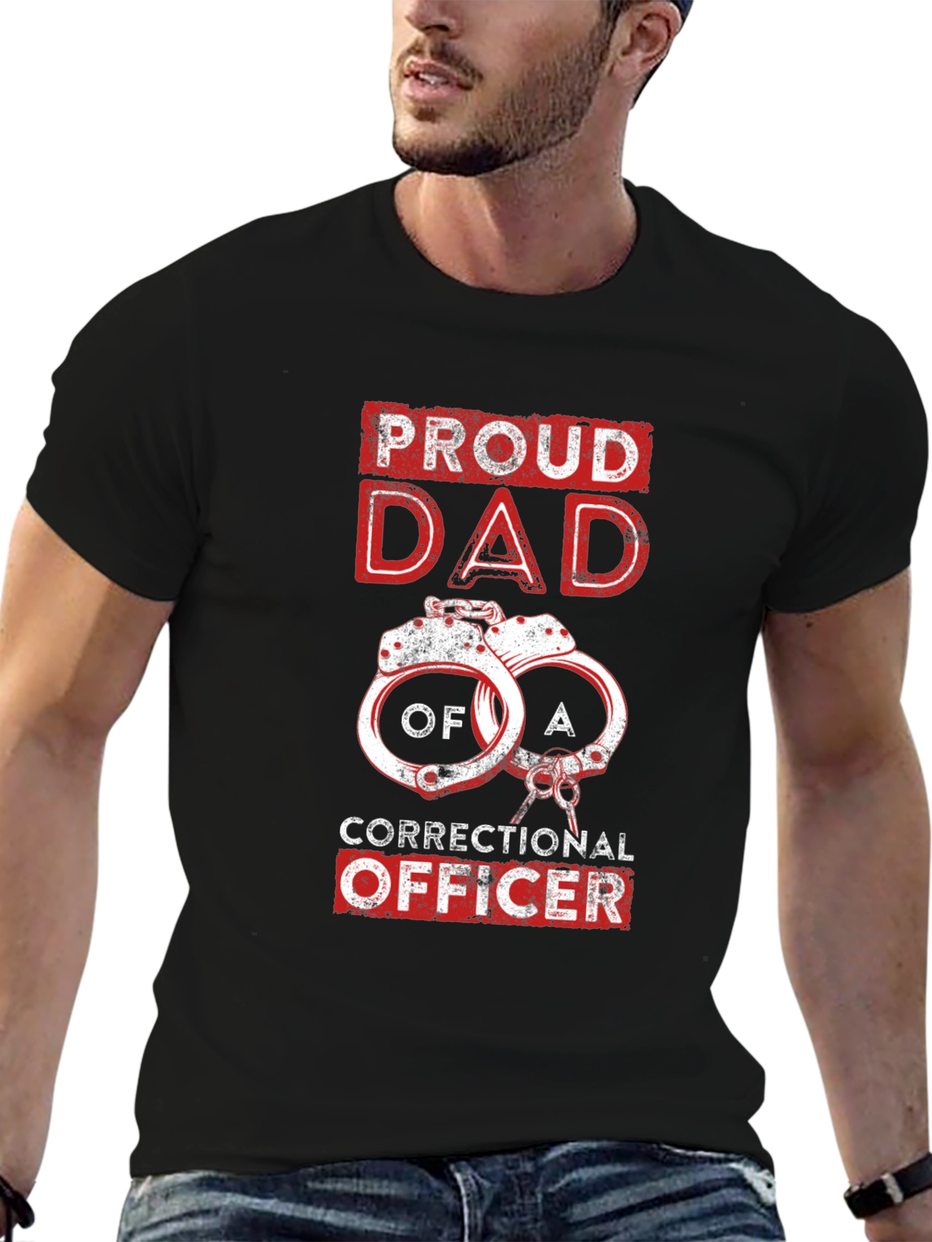Proud Dad Correctional Officer T-Shirt