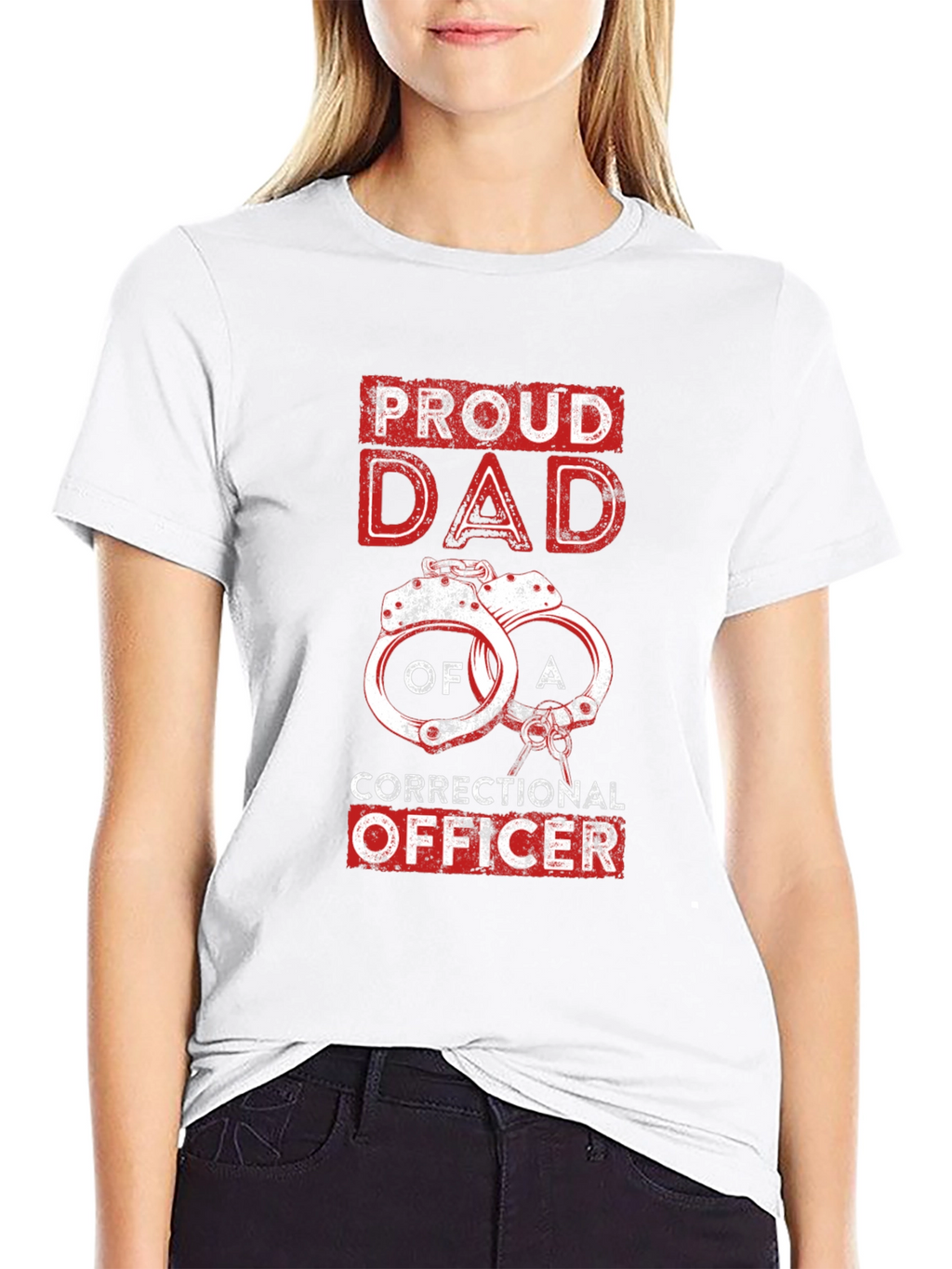 Proud Dad Correctional Officer T-Shirt