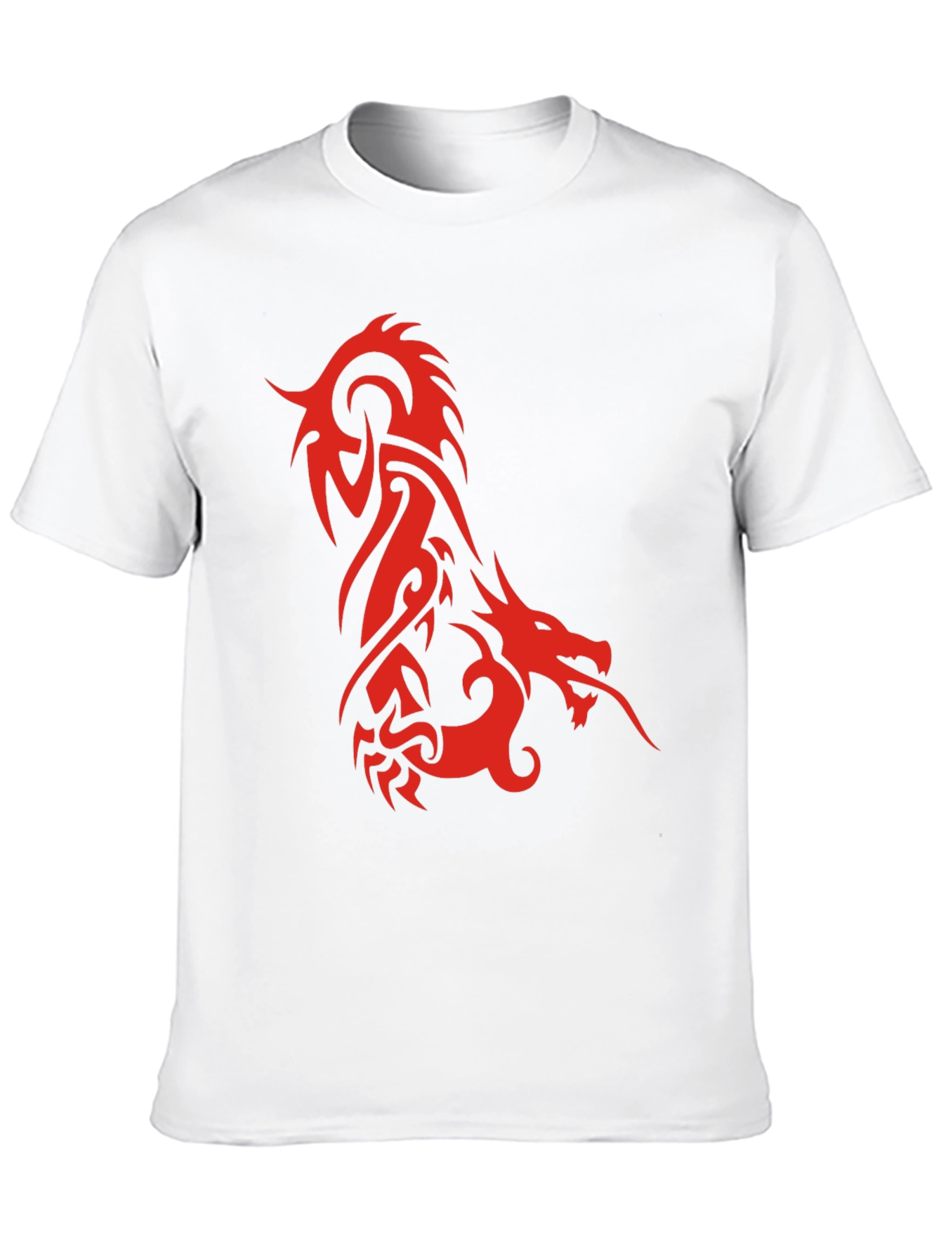 Dragon Graphic Tee - Stylish Mens Black T-Shirt