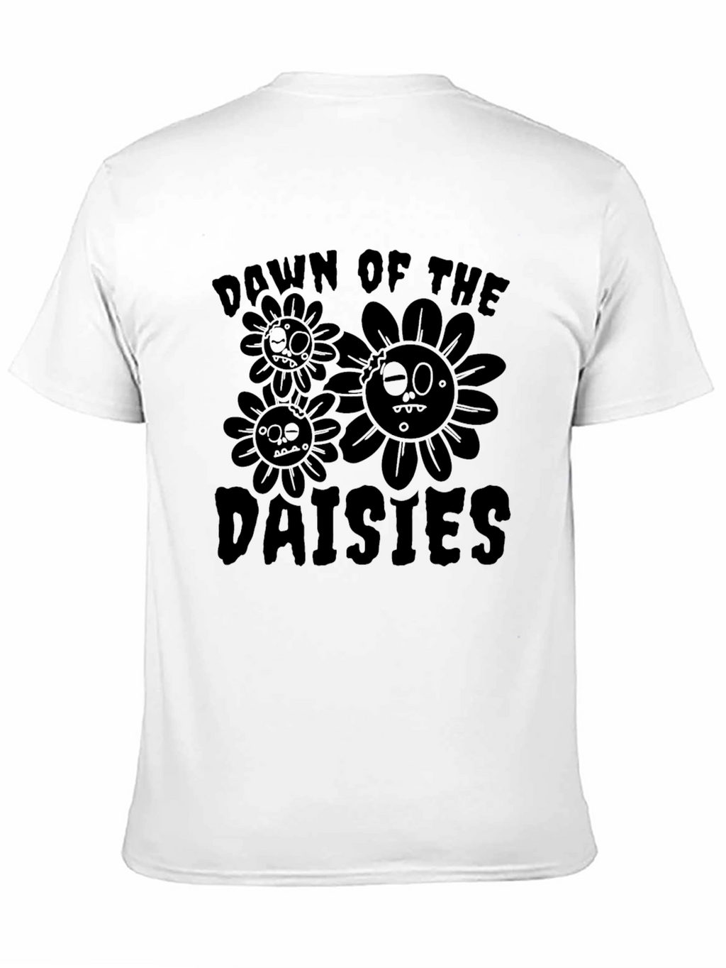 Dawn of the Daisies Black T-Shirt