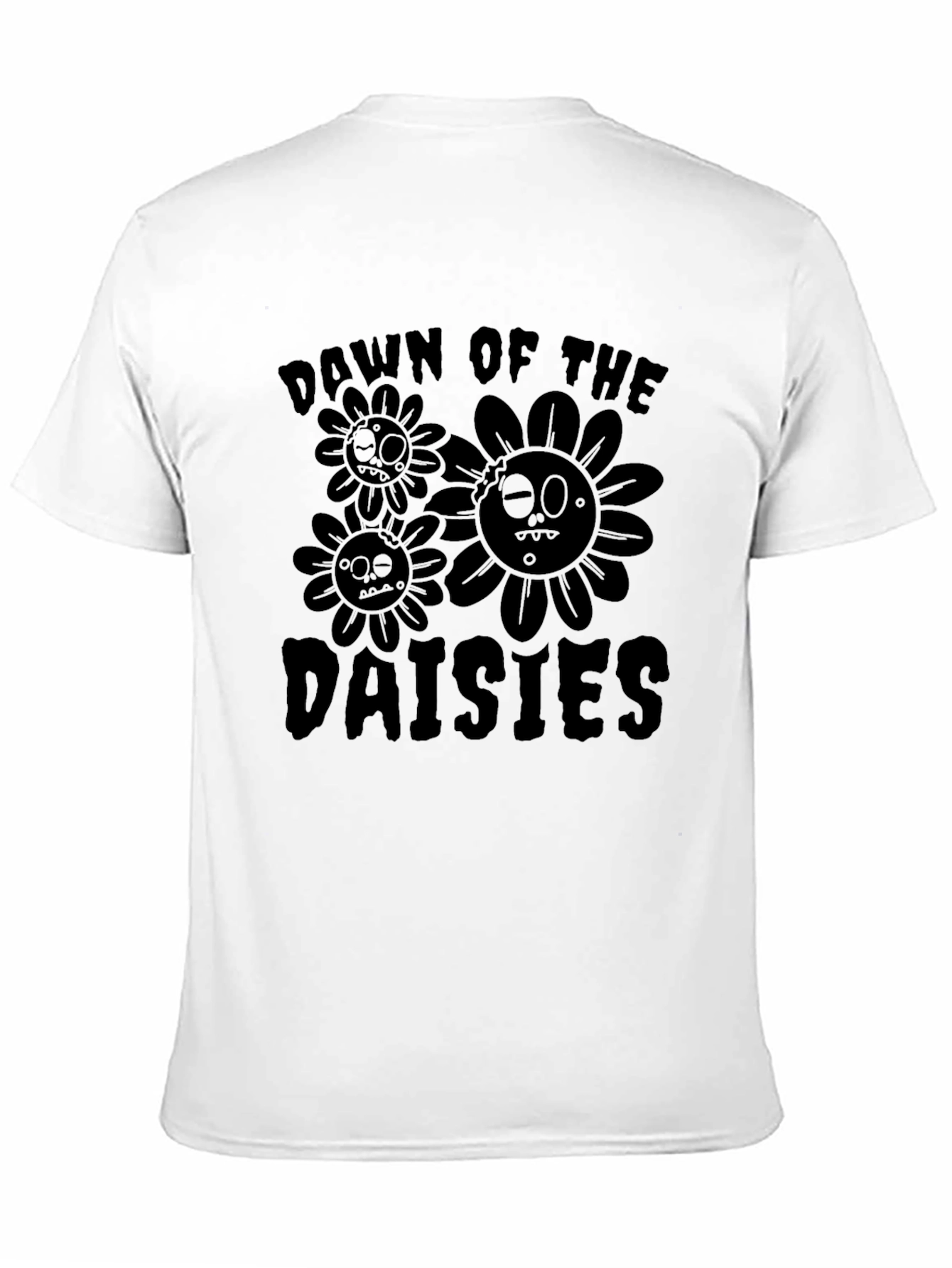 Dawn of the Daisies Black T-Shirt