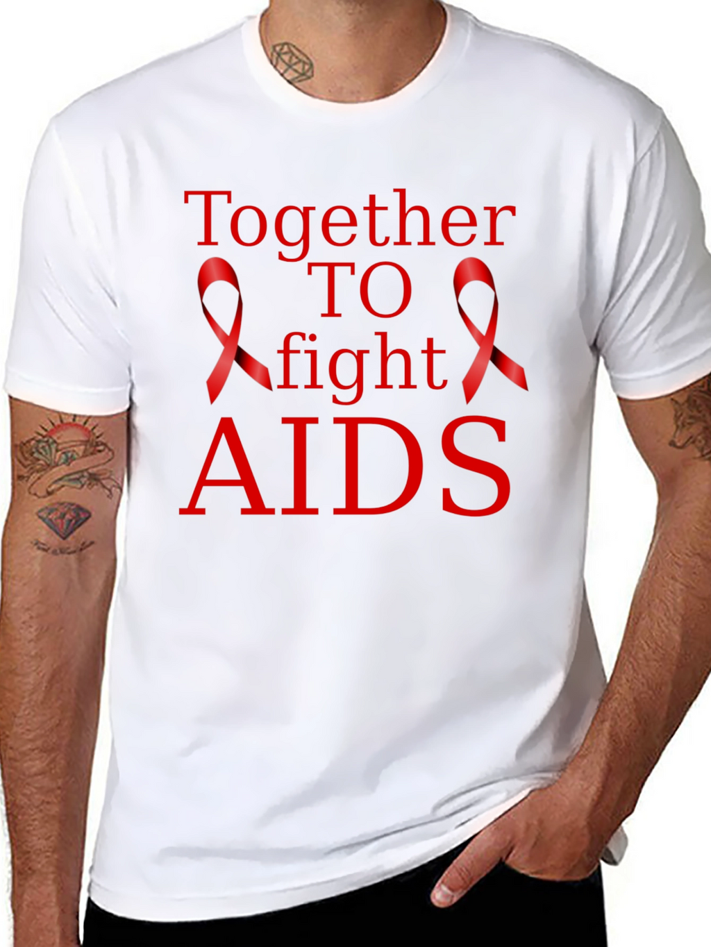 Fight AIDS Awareness T-Shirt