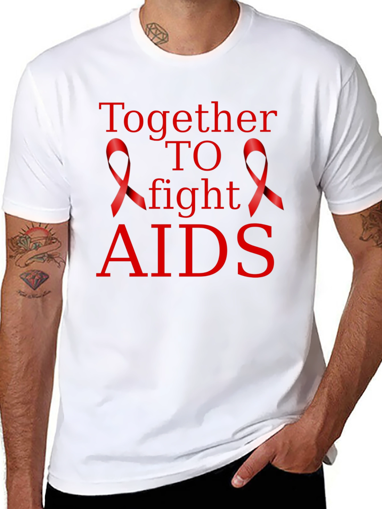 Fight AIDS Awareness T-Shirt