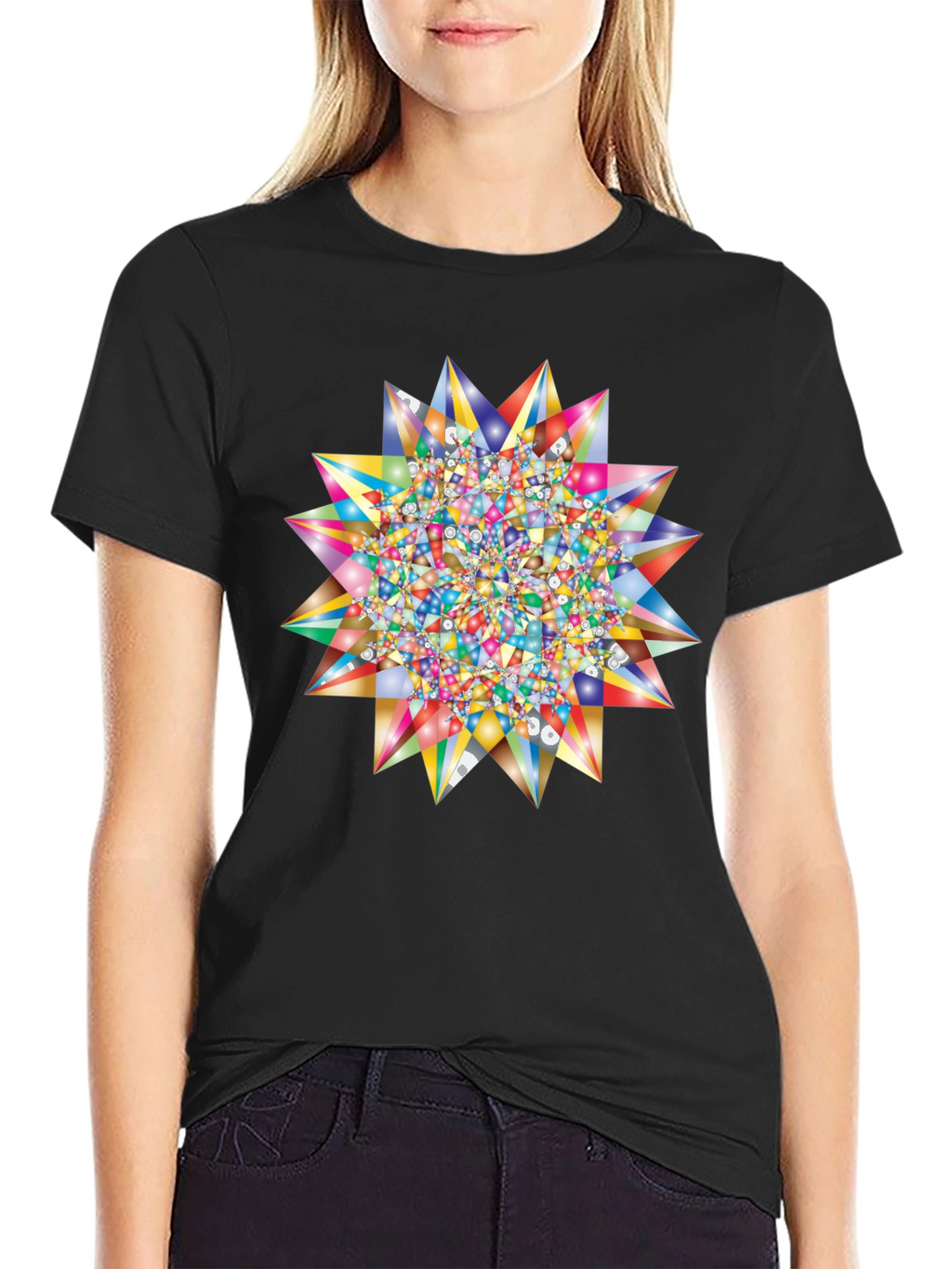 Kaleidoscope Starburst Graphic Tee