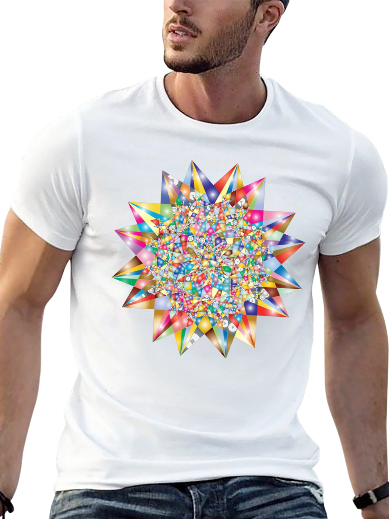 Kaleidoscope Starburst Graphic Tee