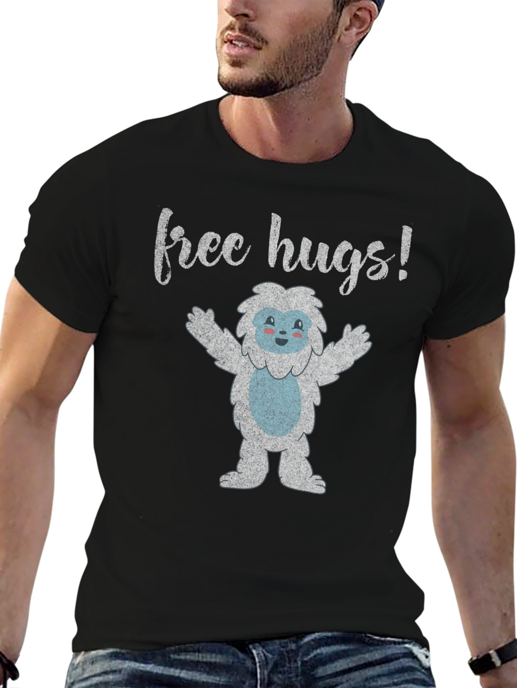Free Hugs Sasquatch T-Shirt