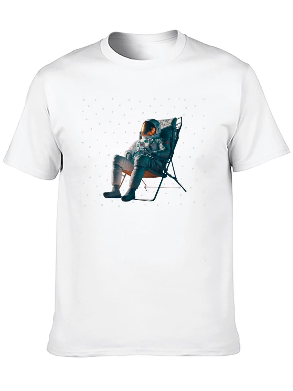 Astronaut Relaxing in Space T-Shirt