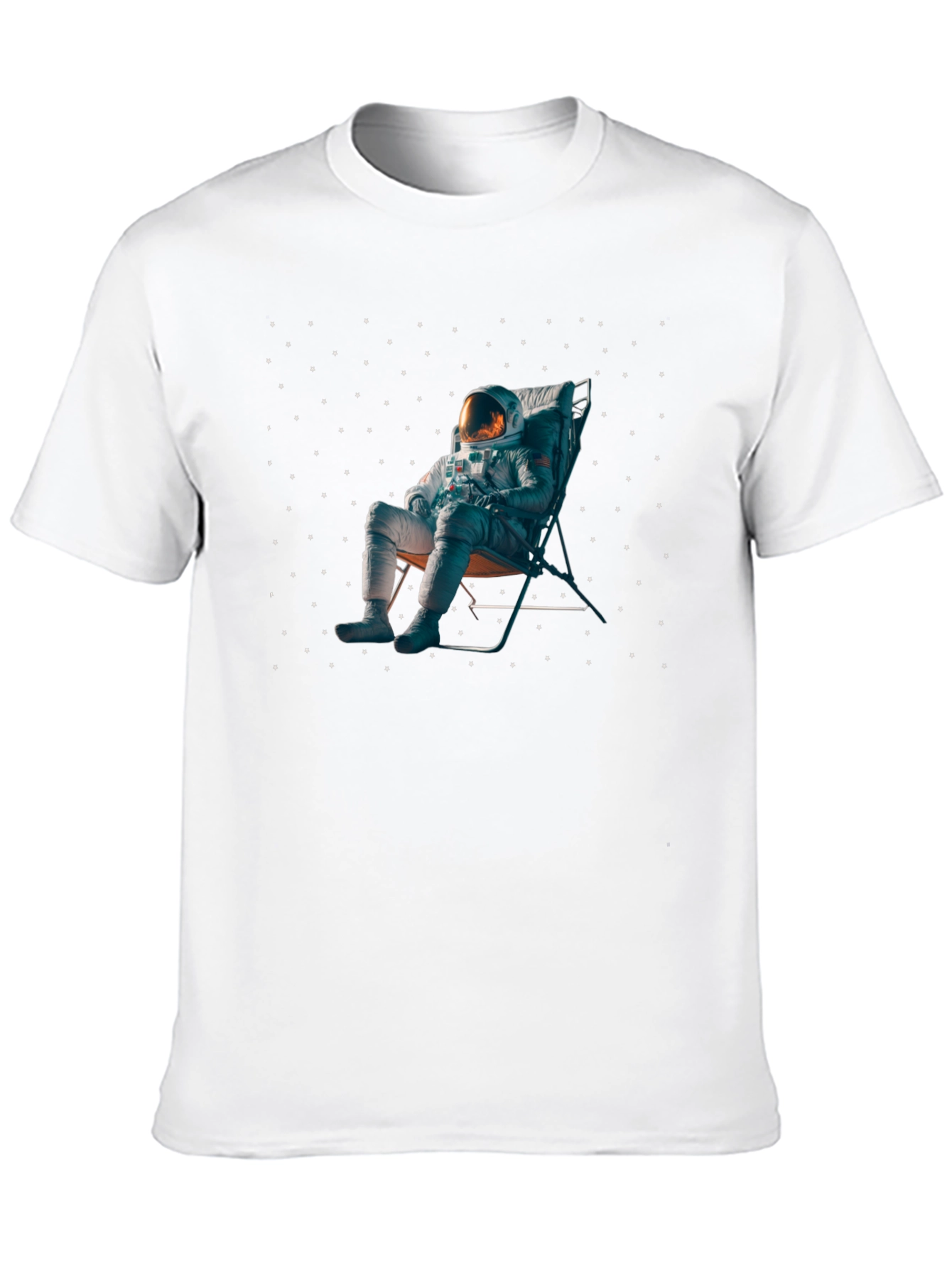 Astronaut Relaxing in Space T-Shirt