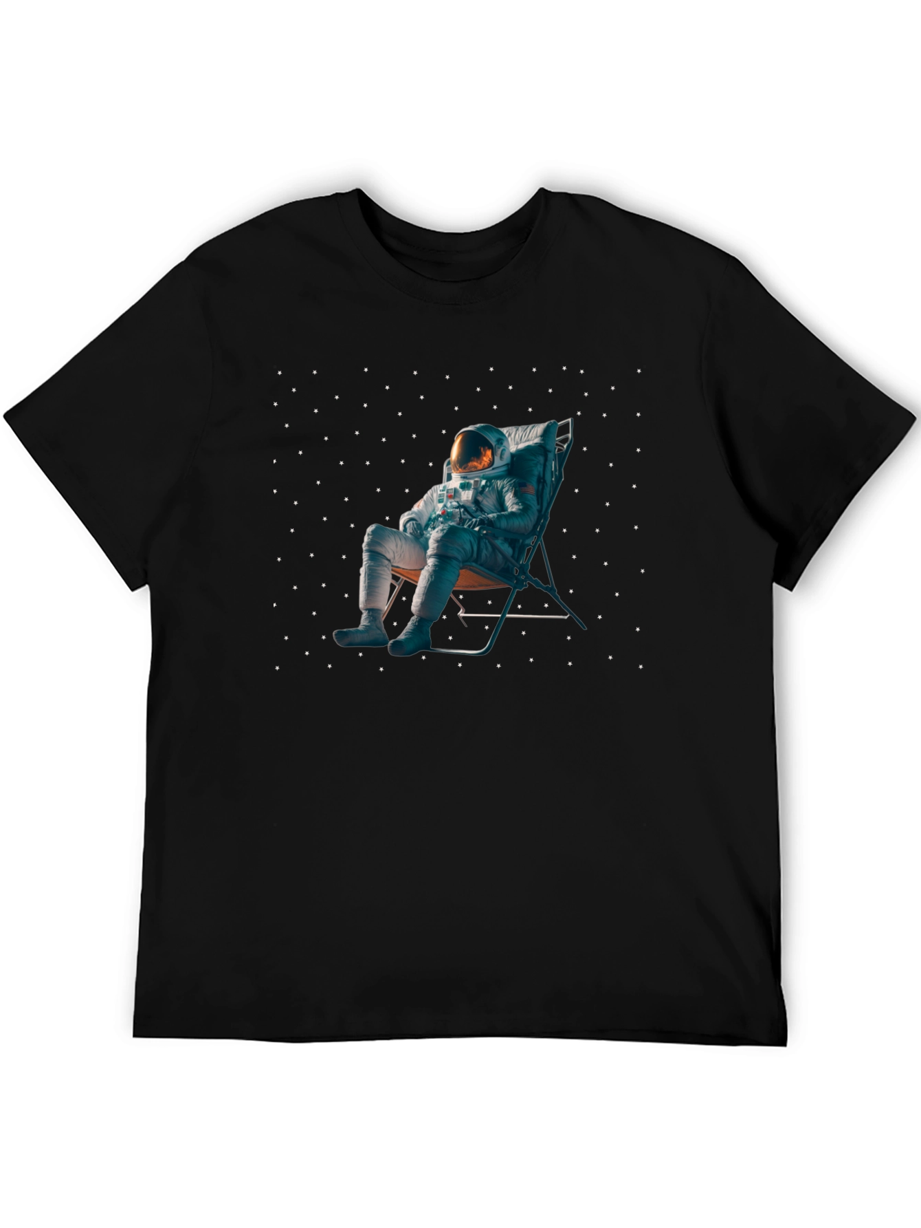 Astronaut Relaxing in Space T-Shirt