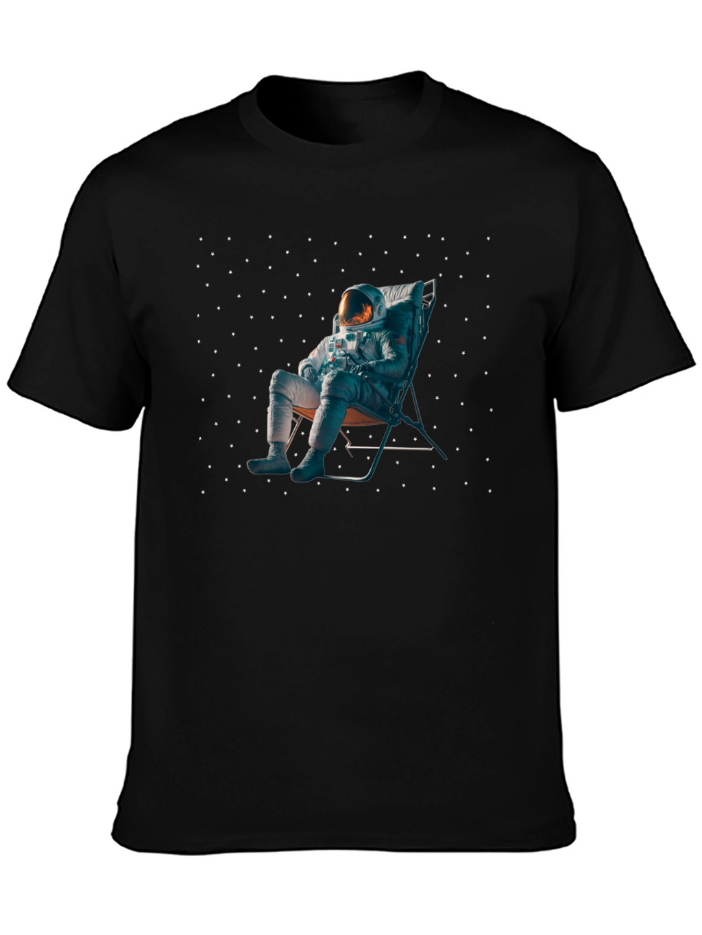 Astronaut Relaxing in Space T-Shirt