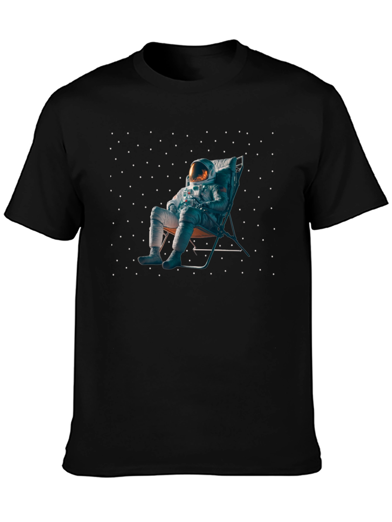 Astronaut Relaxing in Space T-Shirt
