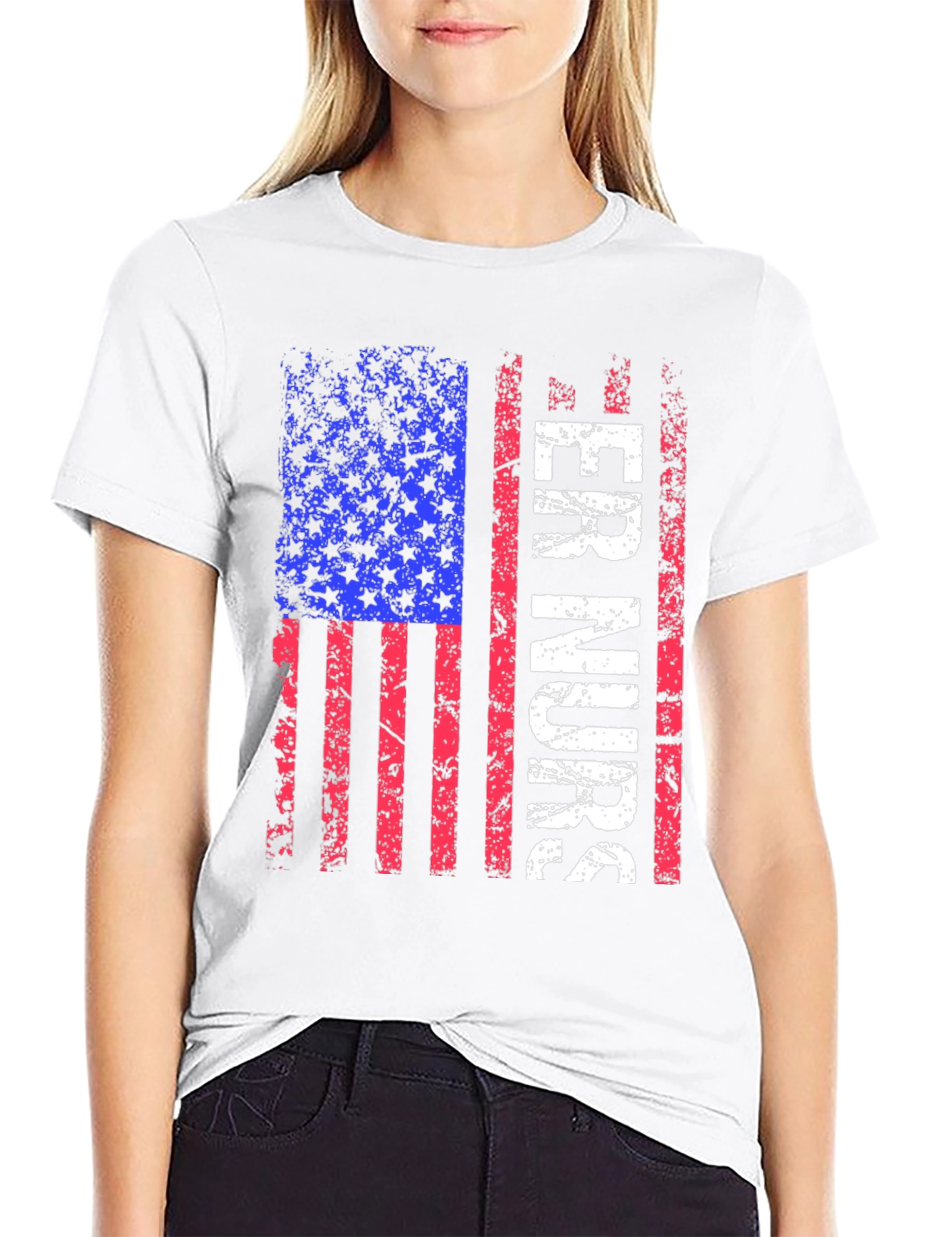 ER Nurse American Flag T-Shirt