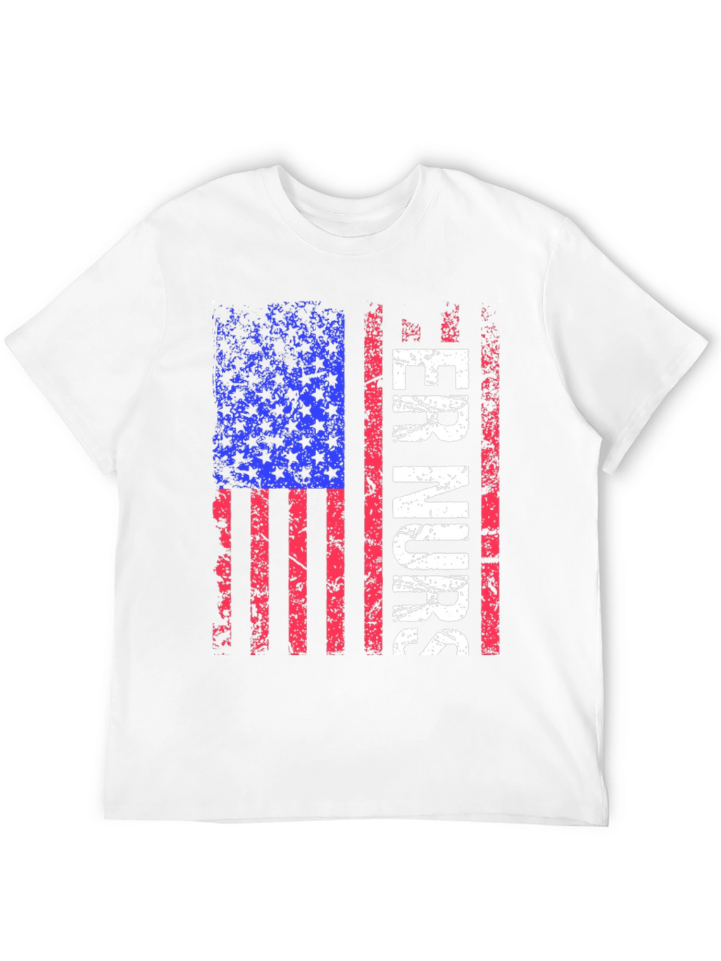 ER Nurse American Flag T-Shirt