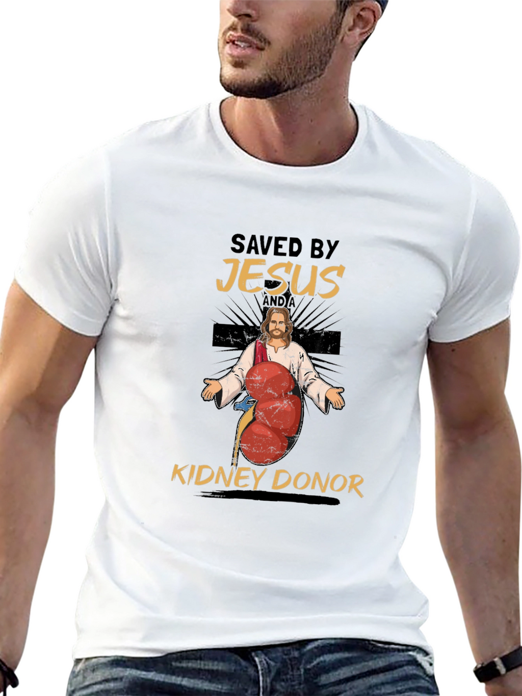 Saved By Jesus and a Kidney Donor T-Shirt