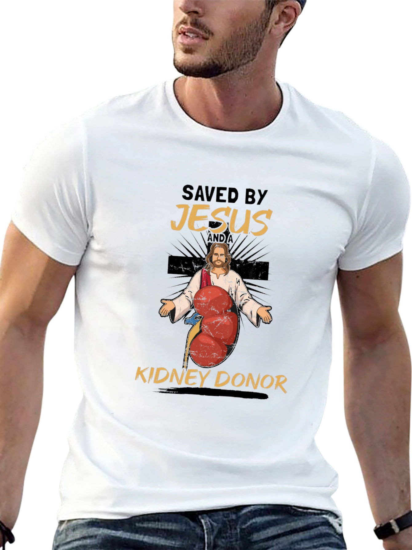 Saved By Jesus and a Kidney Donor T-Shirt