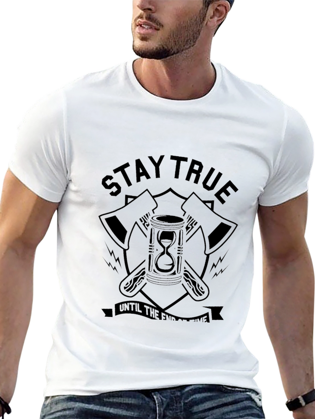 Stay True Graphic Tee - Timeless Style