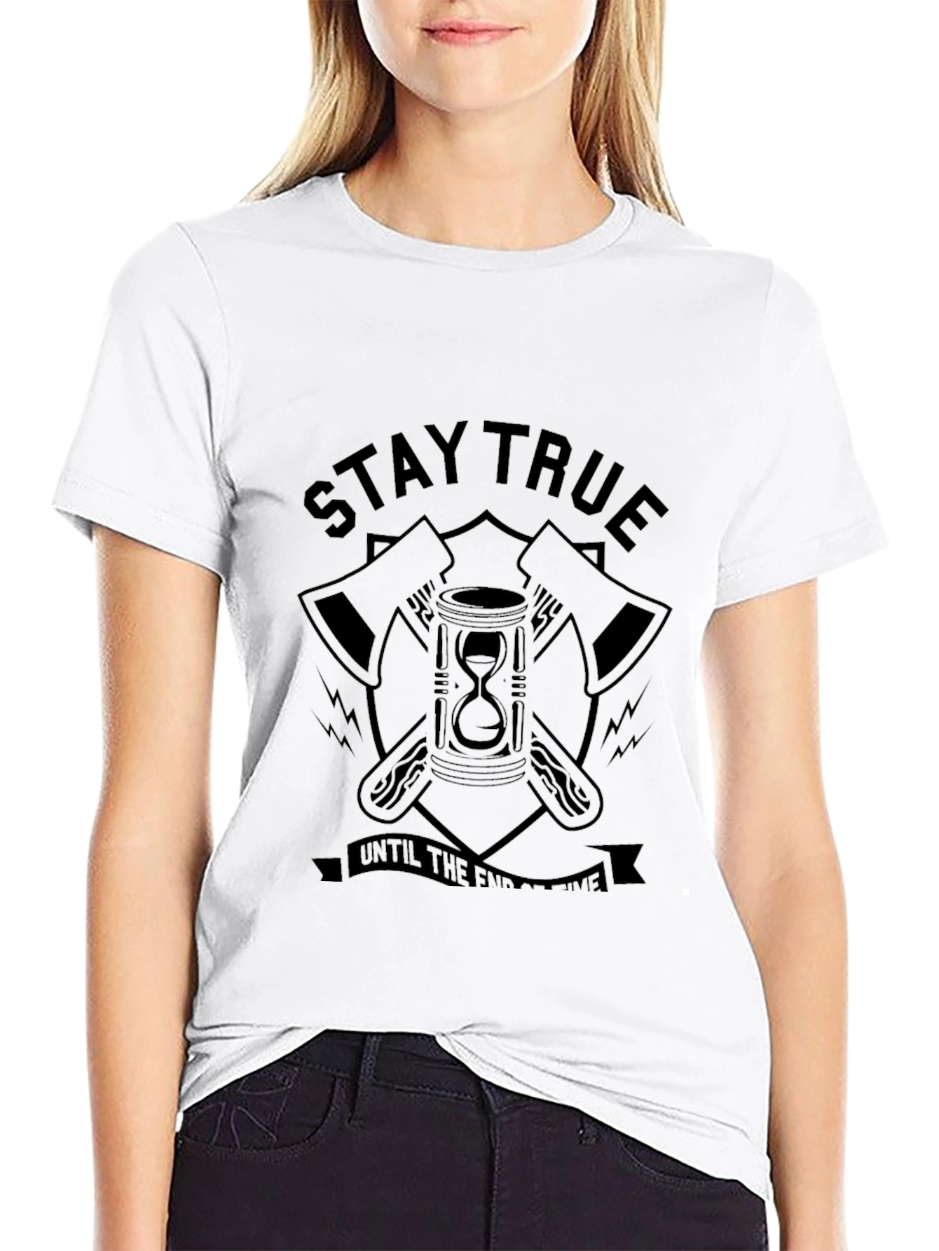 Stay True Graphic Tee - Timeless Style