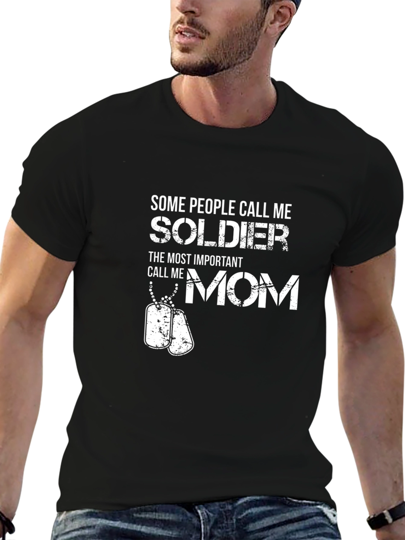 Soldier Mom Graphic Tee - Military Pride
