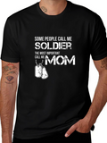 Soldier Mom Graphic Tee - Military Pride