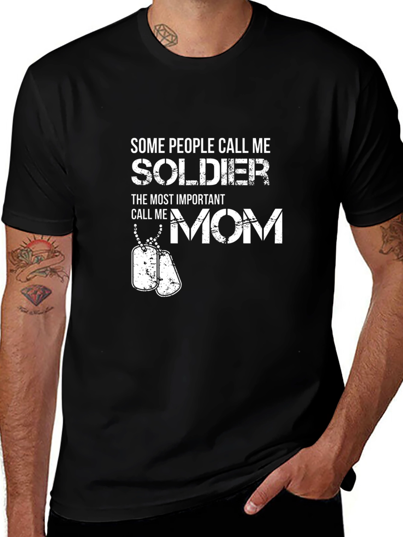 Soldier Mom Graphic Tee - Military Pride