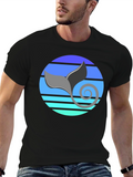 Whale Tail Sunset T-Shirt