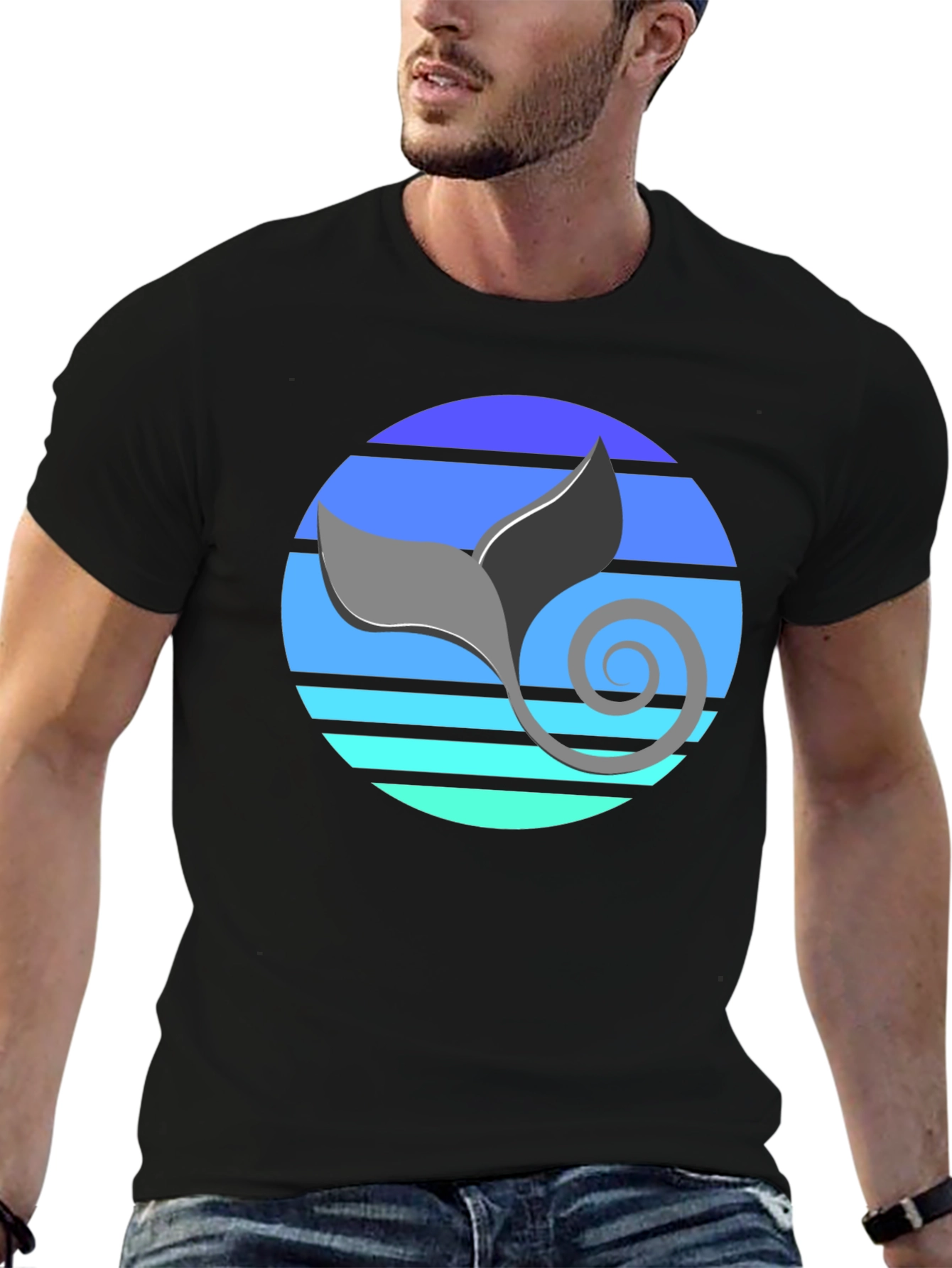 Whale Tail Sunset T-Shirt