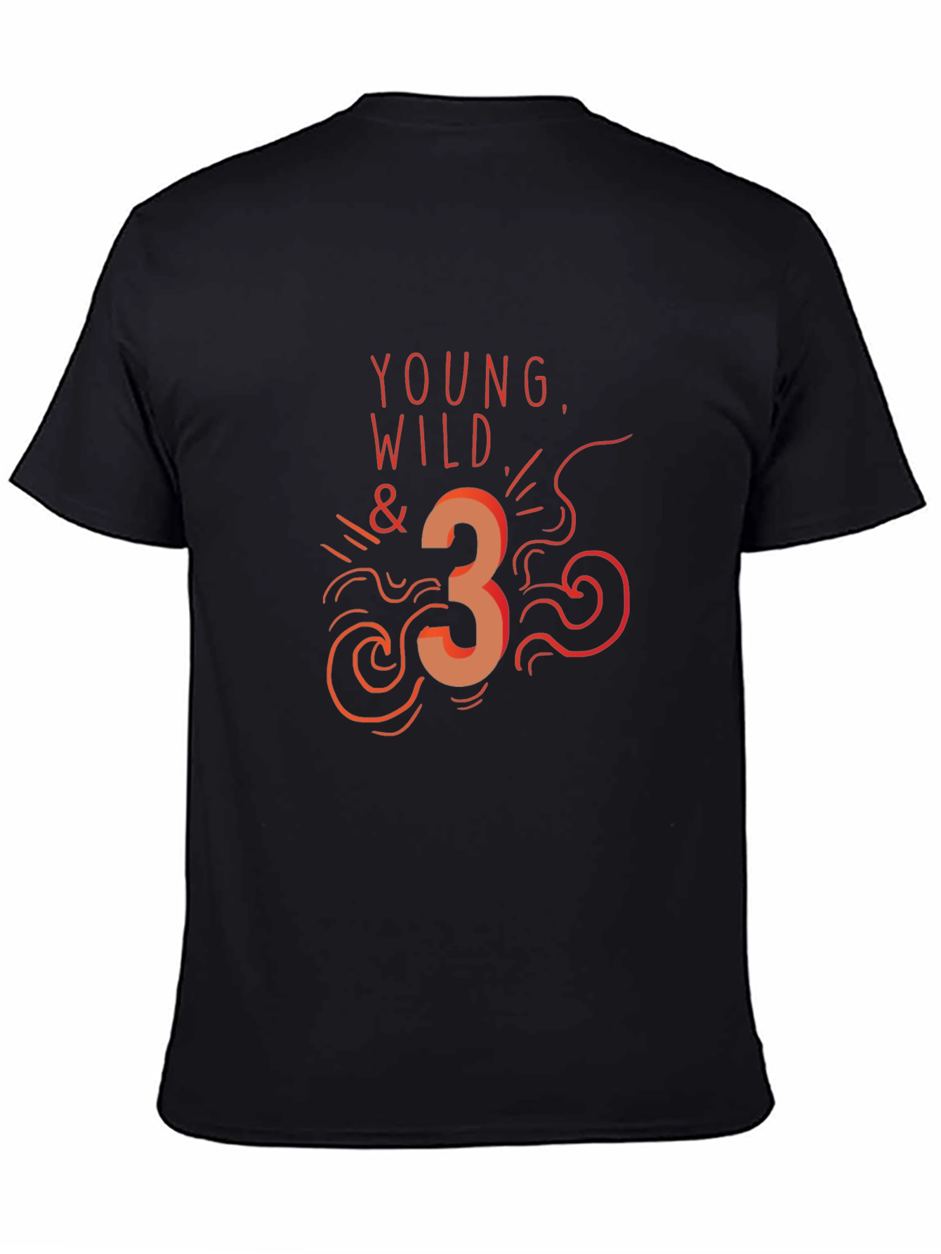 Young Wild & Three Graphic T-Shirt