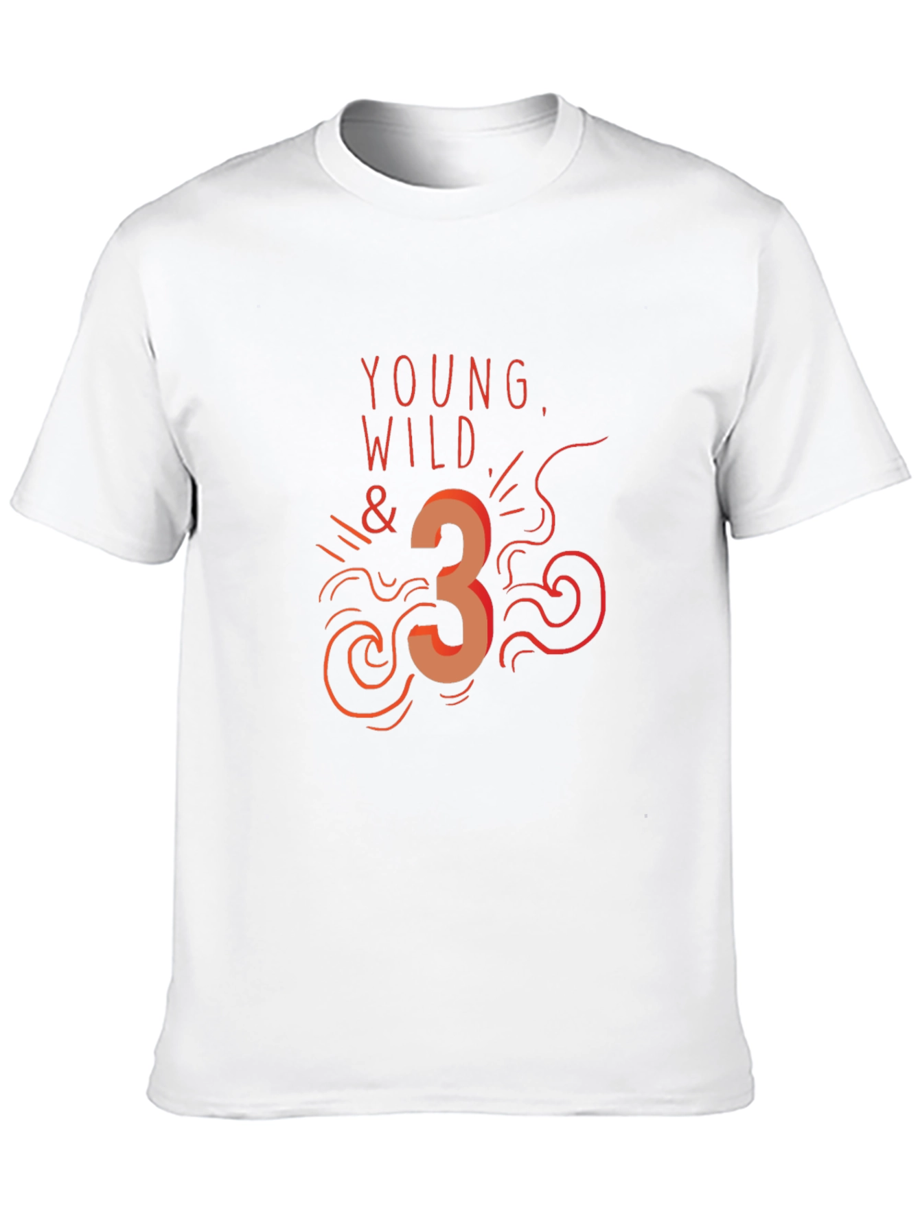 Young Wild & Three Graphic T-Shirt