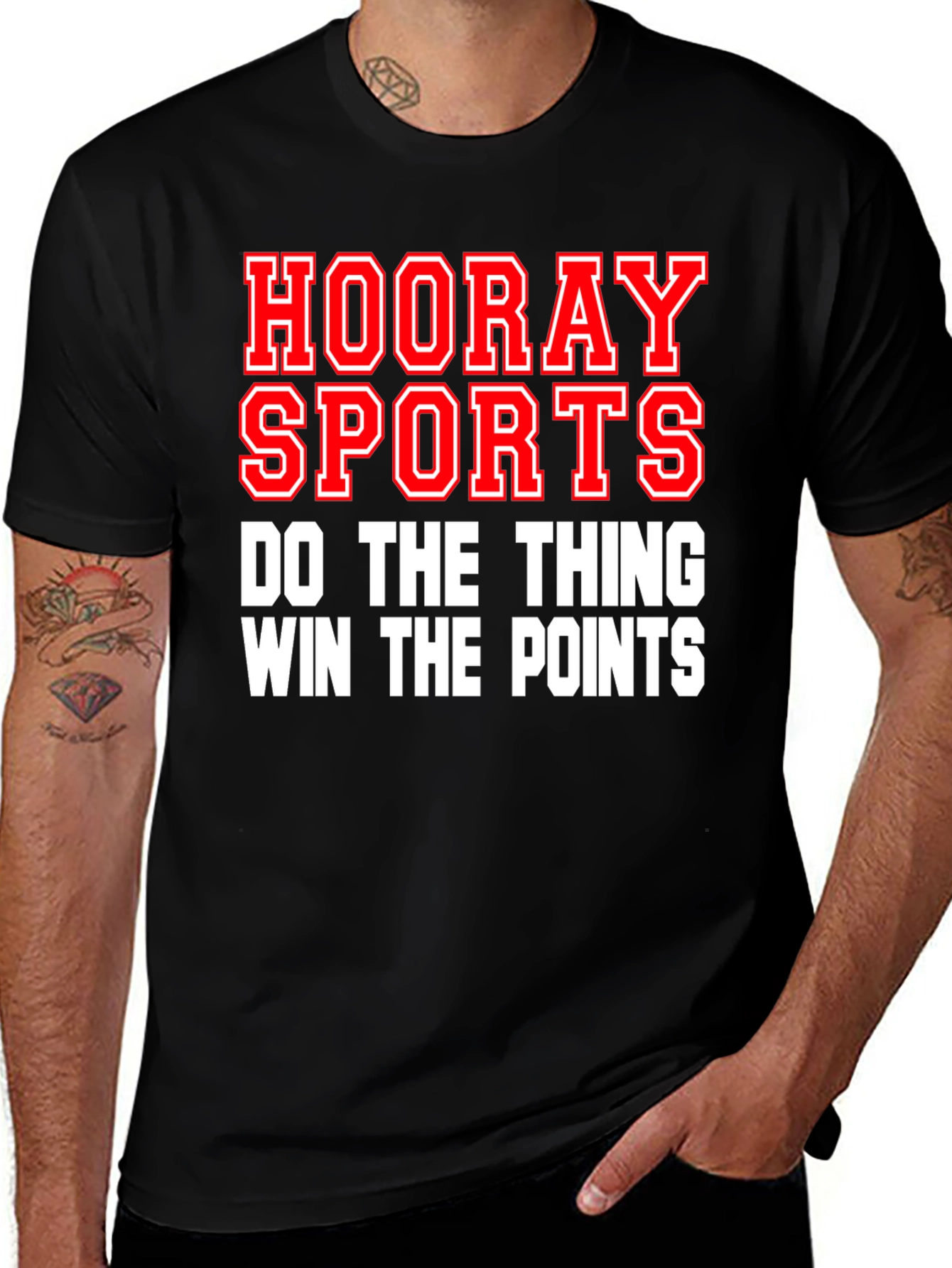Hooray Sports Graphic Tee - Win the Points T-Shirt