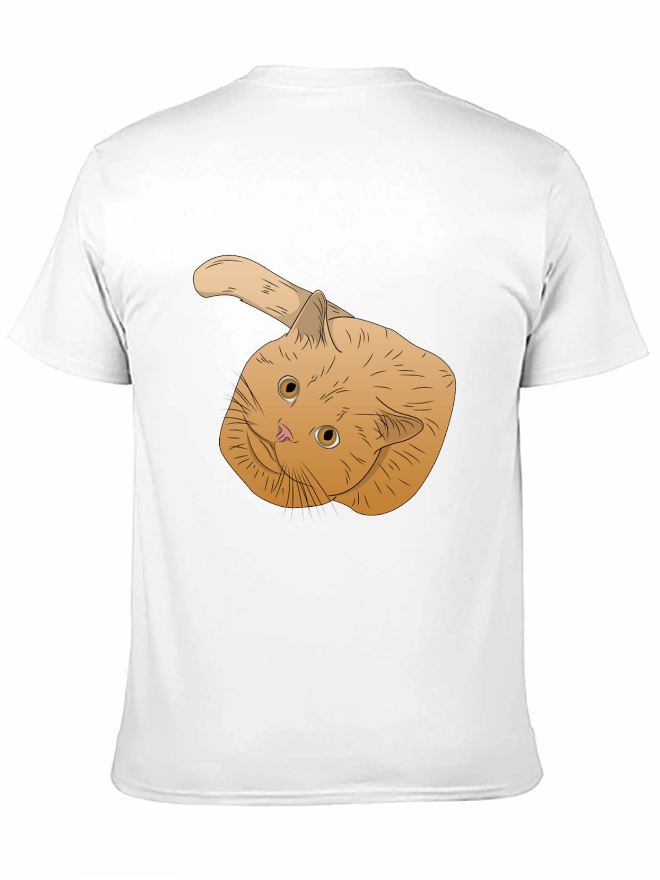 Ginger Cat T-Shirt - Whimsical Pet Lover Apparel