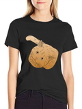 Ginger Cat T-Shirt - Whimsical Pet Lover Apparel