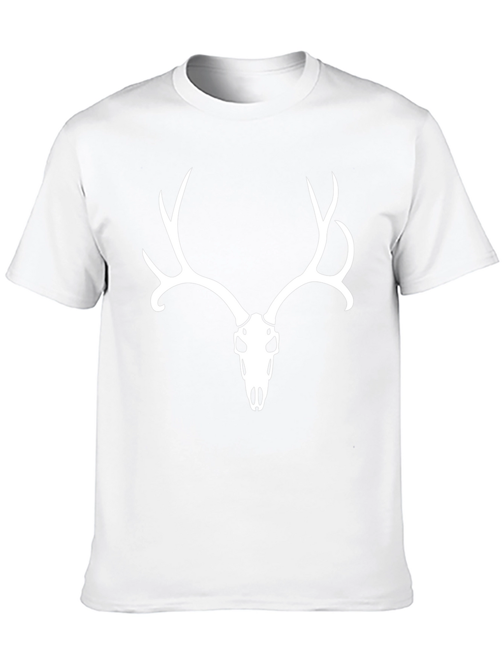 Deer Skull Graphic Tee - Mens Black T-Shirt