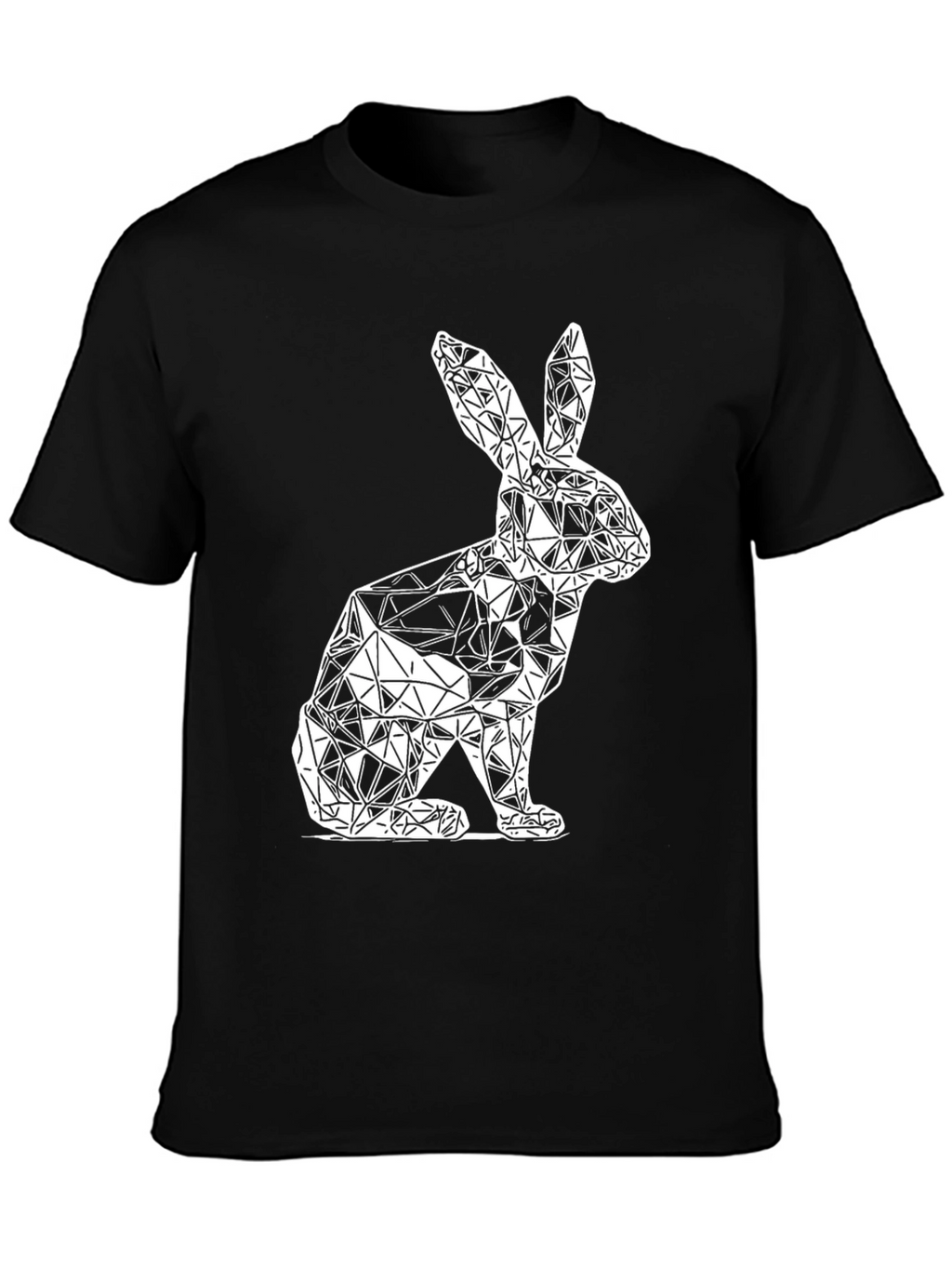 Geometric Rabbit Graphic T-Shirt