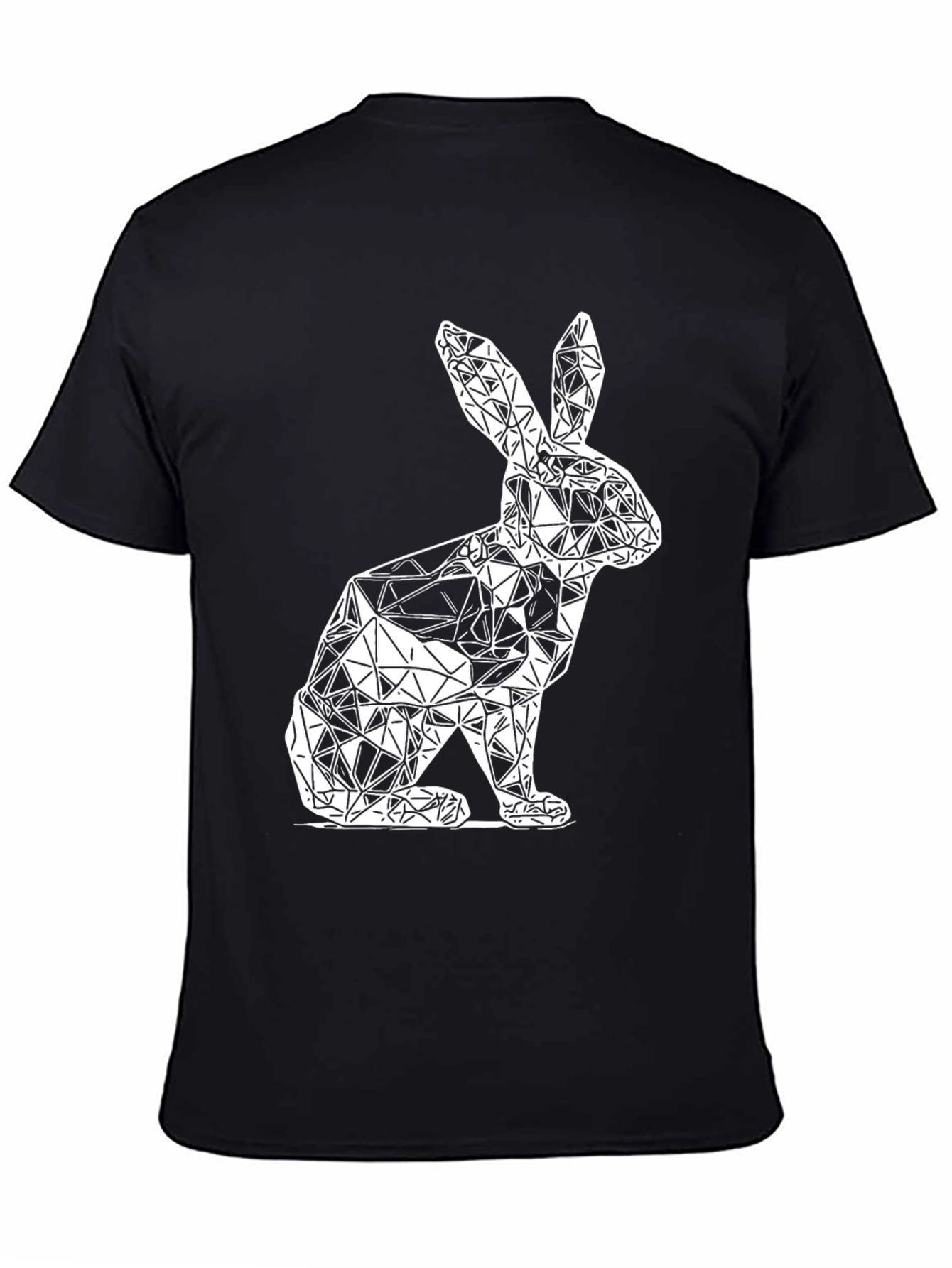 Geometric Rabbit Graphic T-Shirt