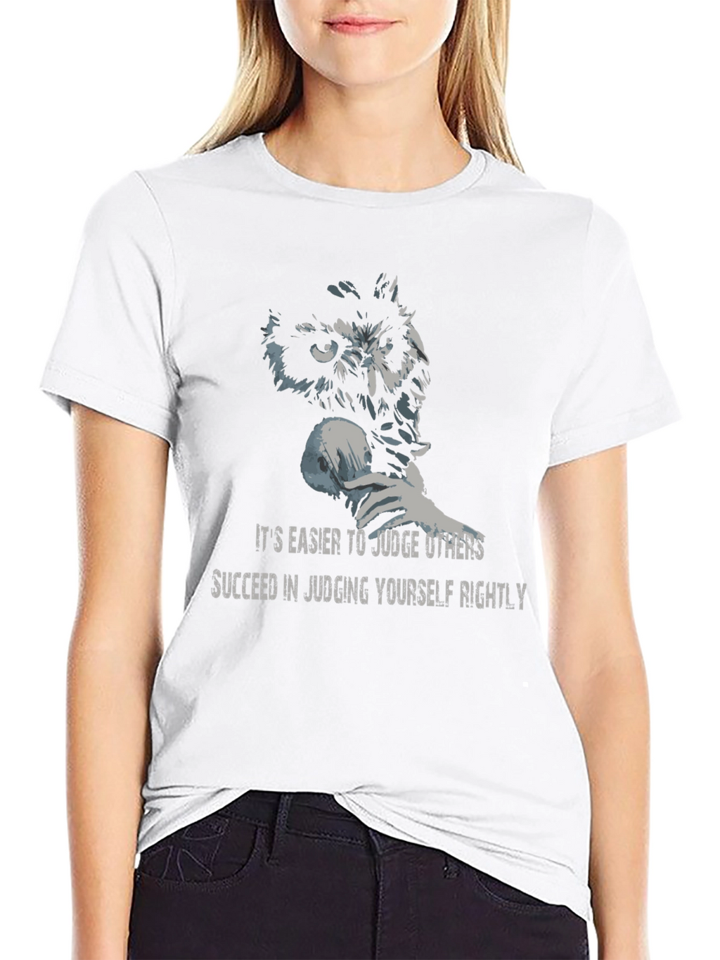 Owl Wisdom Graphic T-Shirt
